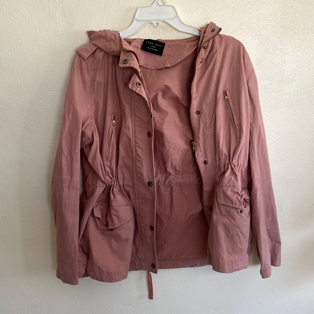 Love tree jacket, 100% cotton